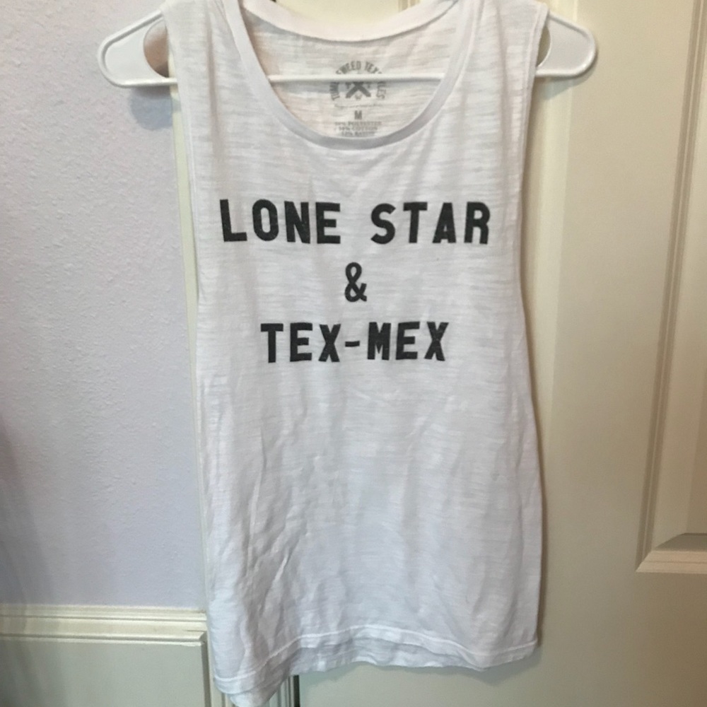 white muscle tee